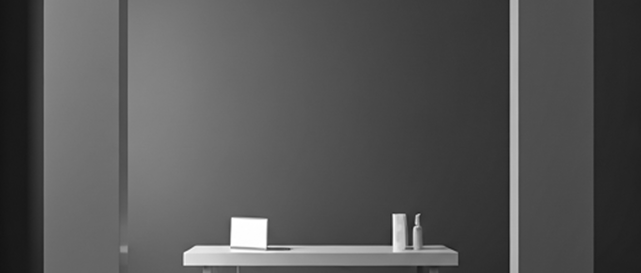 Minimalist desk setup